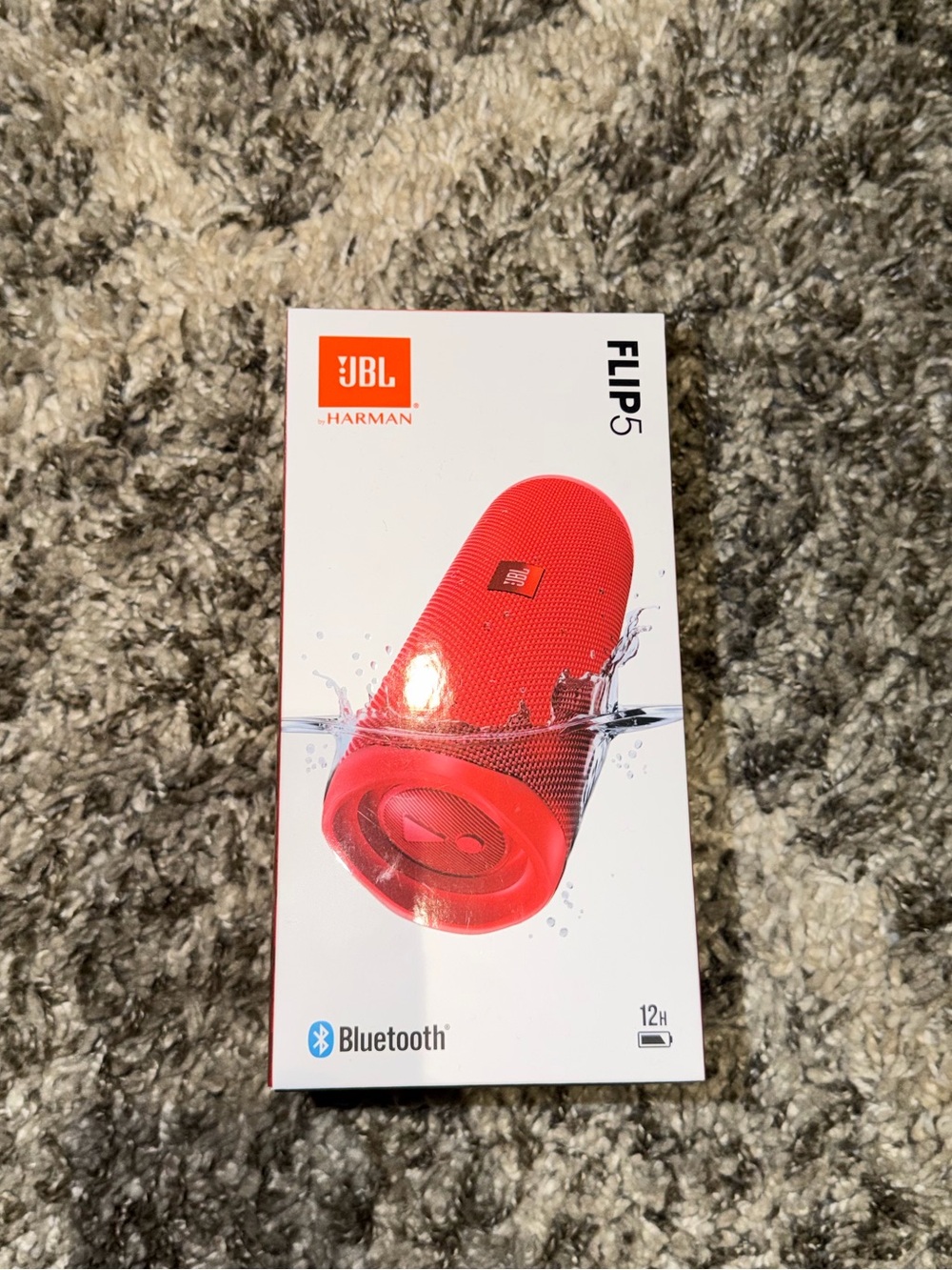 JBL Flip 5 Portable Bluetooth Speaker - Red
